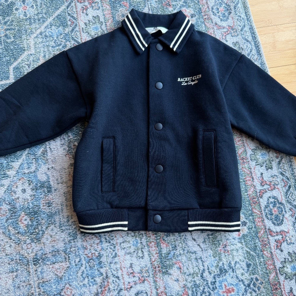 H&M Racket Club Varsity Jacket – Size 2T (92 cm) NEW
